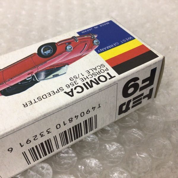 1円～ 青箱トミカ 外国車シリーズ ポルシェ 356 スピードスター 日本製
