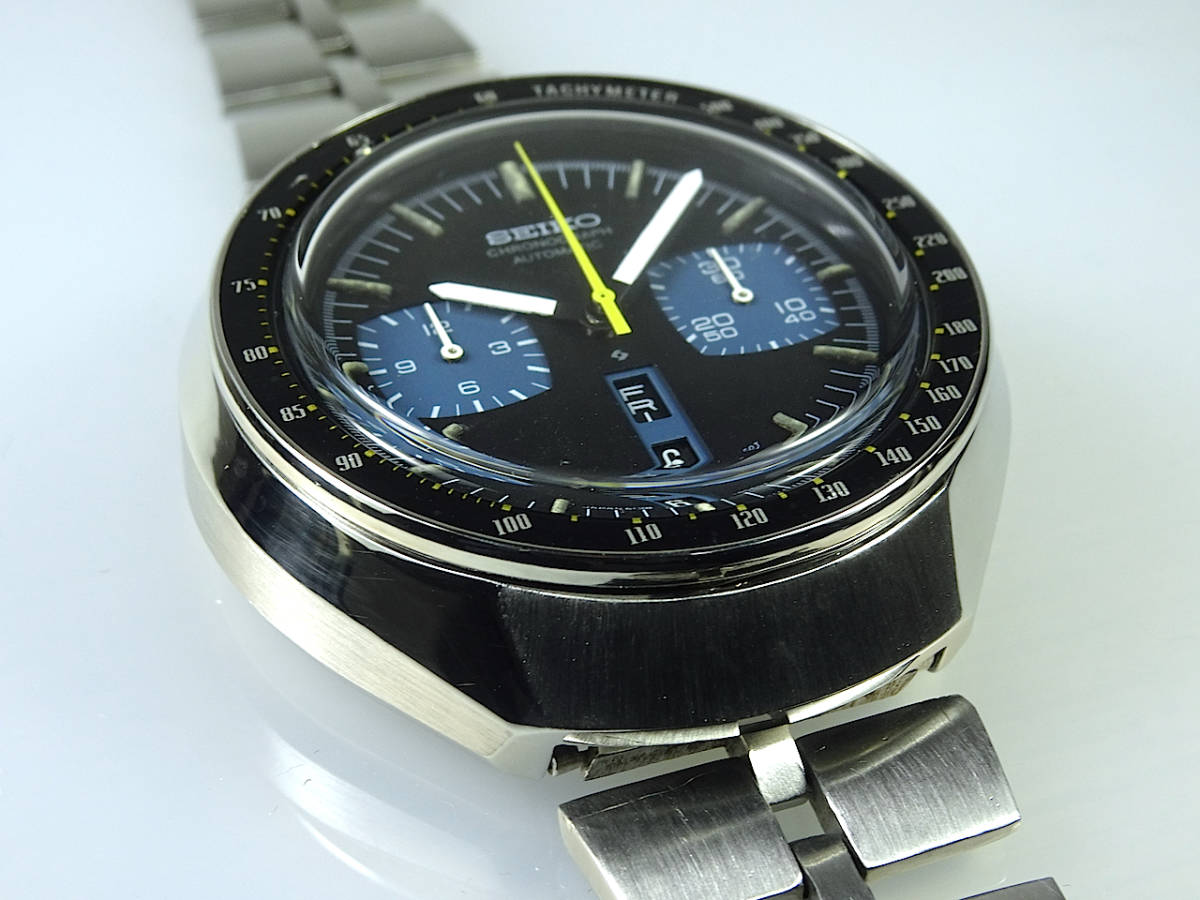 美品 OH済 1976年製 SEIKO スピードタイマー 6138-0040 黒馬 Z040S 