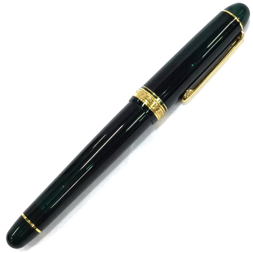 プラチナ 万年筆 F カートリッジ式 18K-750 肥後象嵌 銀杏 PLATINUM