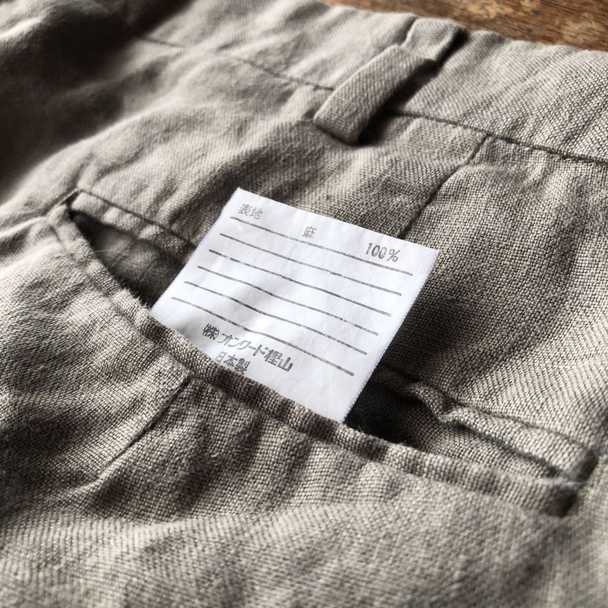 90sPolo by Ralph Laurenイタリア製リネンパンツ POLO RALPH LAUREN 