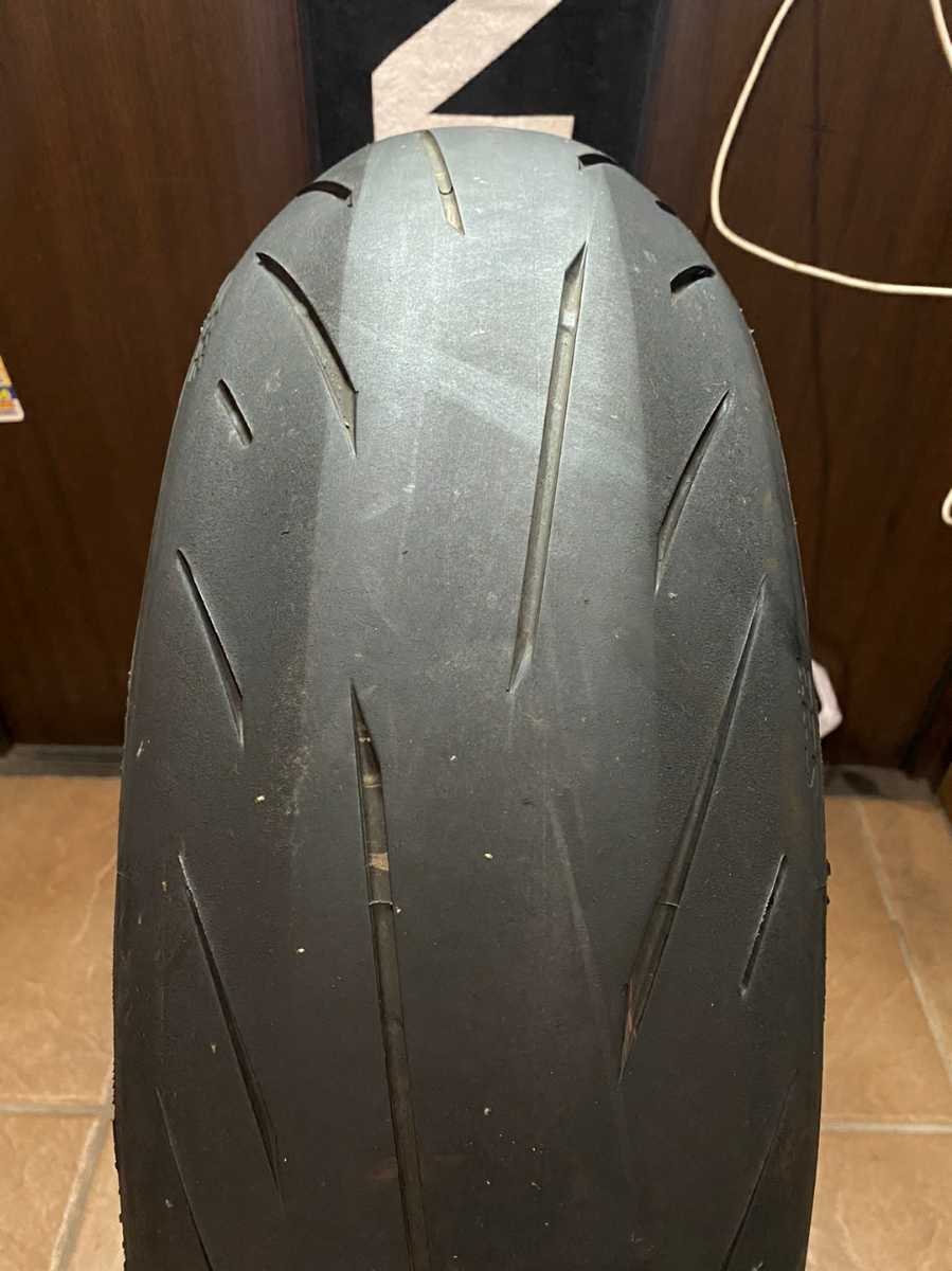 2021年中古ブリジストン　S22 120/70-17&180/55-17 中古MCタイヤ 2021年製造 BRIDGESTONE BATTLAX S22 180/55ZR17