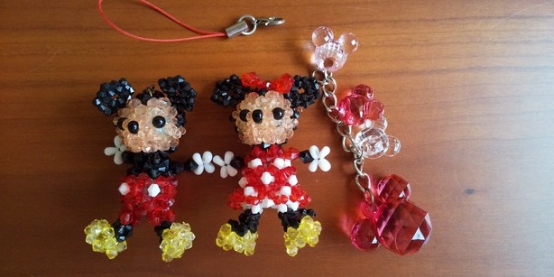 ディズニー ビーズストラップ 東京スカイツリー 限定 ミニーマウス 特別セール品