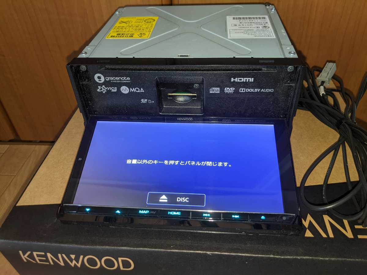 2019年製 MDV-M906HD KENWOOD メモリーナビ 中古品 送料無料(メモリー 