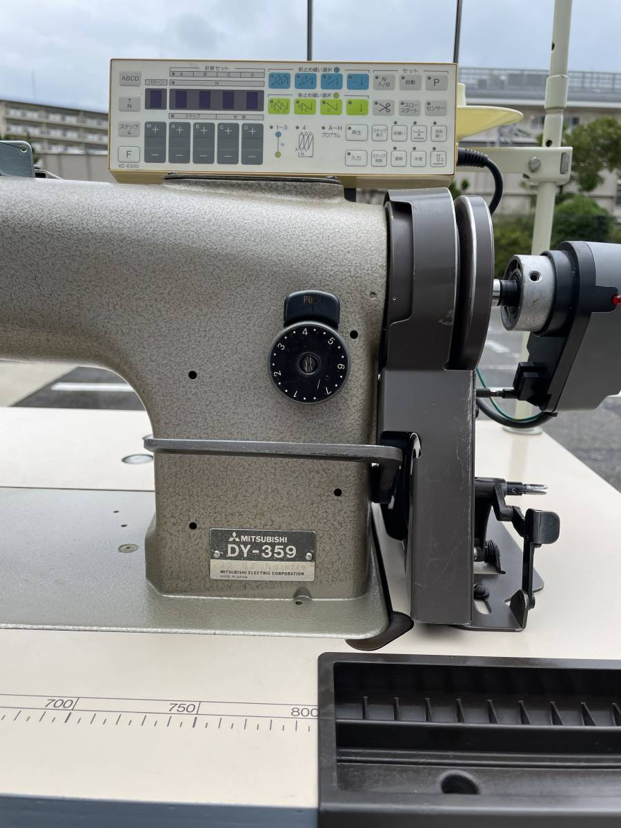 工業用ミシン 三菱 DY-359-22 上下送り大釜厚物用糸切り付 Fサーボ 