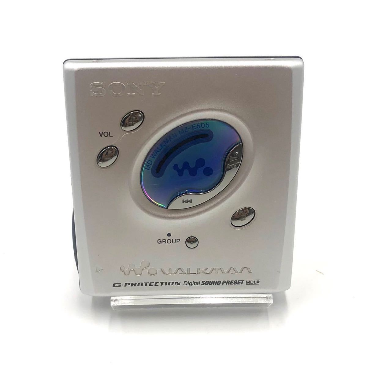 ☆1円〜☆【超美品】SONY MD WALKMAN MZ-E505 完品？ 通電良好 ソニー