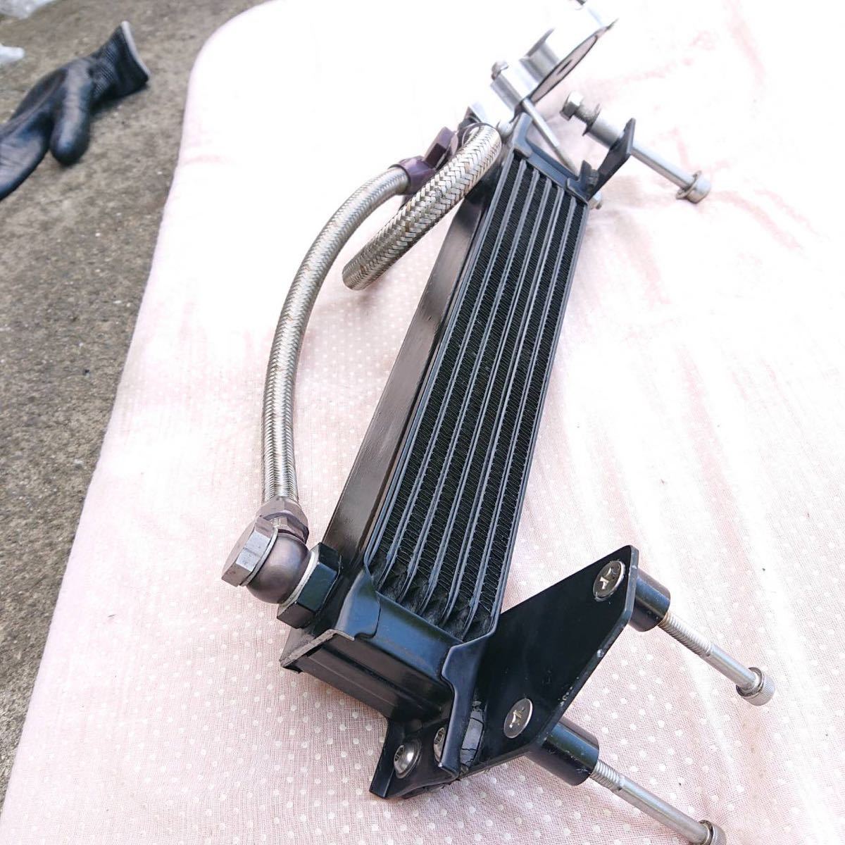 TW200 TW225 社外 アールズ製 オイルクーラー EARL's スカチューン