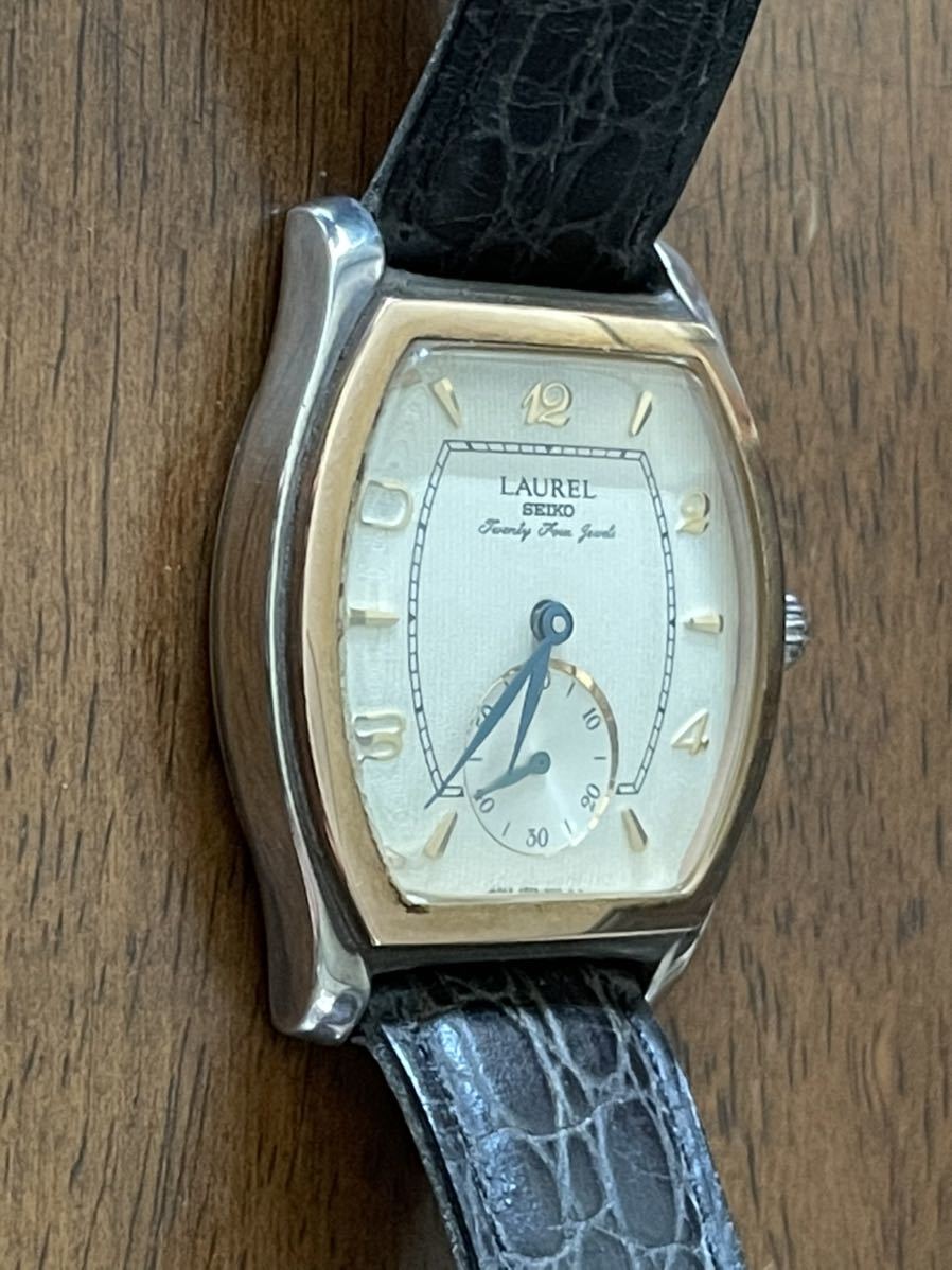 セール，2025 セイコー ローレル 4S28-5010 手巻 SV925銀無垢ケース K18ベゼル 紳士用(セイコー)｜売買されたオークション情報、yahooの商品情報をアーカイブ公開 - オークファン その他