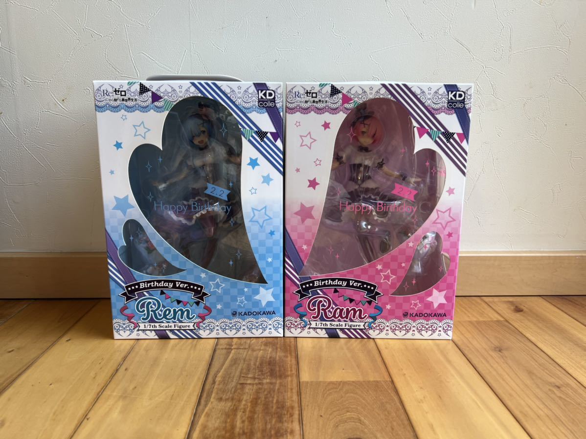 1円スタート　リゼロ レム　ラム　誕生祭　フィギュア　2体セット