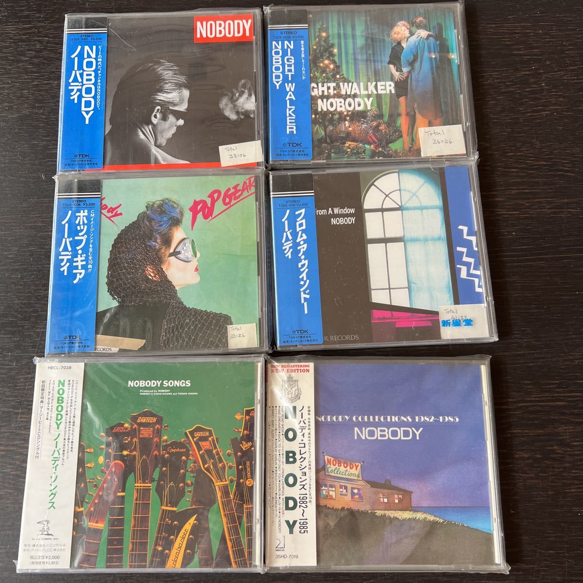 ノーバディ コレクションズ 1982-1985 2枚組LP 帯 ピクチャー盤 中古