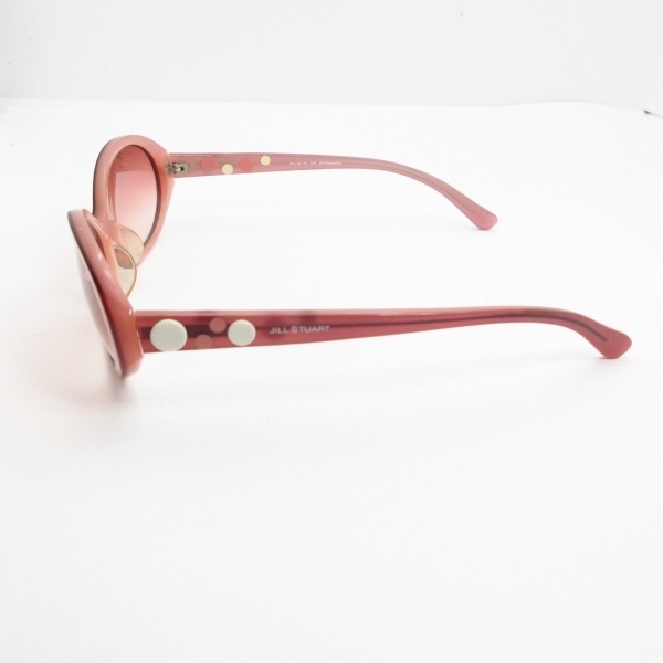 JILL STUART ジルスチュアート ホワイトフローラル｜JILL STUART他、6商品を使った ITEM ジルスチュアート JILL STUART - プラスチック ピンク×アイボリー×マルチ ラインストーン/ドット柄 サングラス