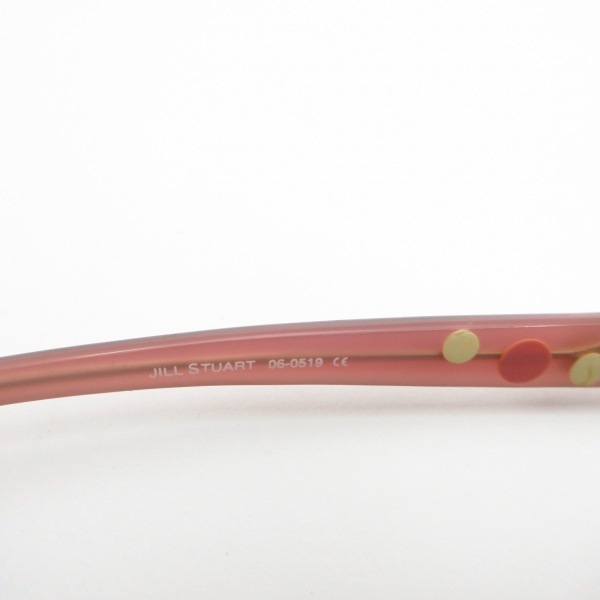 JILL STUART ジルスチュアート ホワイトフローラル｜JILL STUART他、6商品を使った ITEM ジルスチュアート JILL STUART - プラスチック ピンク×アイボリー×マルチ ラインストーン/ドット柄 サングラス