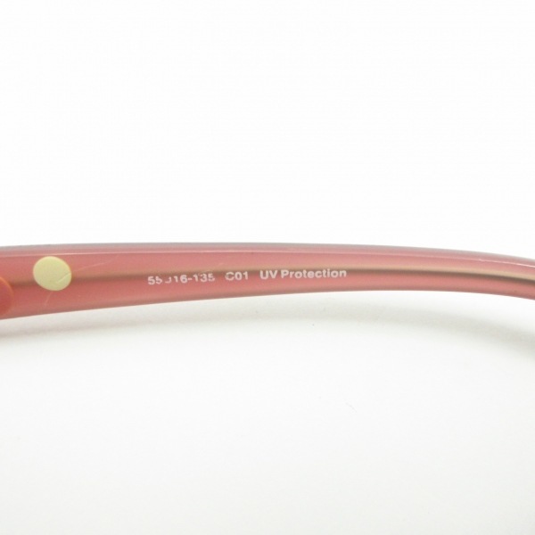 JILL STUART ジルスチュアート ホワイトフローラル｜JILL STUART他、6商品を使った ITEM ジルスチュアート JILL STUART - プラスチック ピンク×アイボリー×マルチ ラインストーン/ドット柄 サングラス