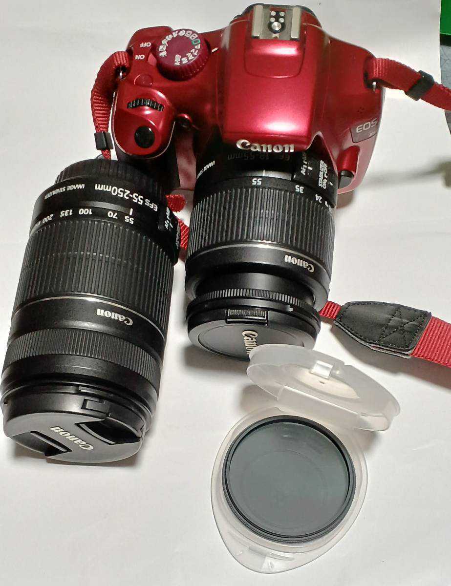 Canon EOS X50 Kiss デジタル一眼レフカメラ ダブルズームキット