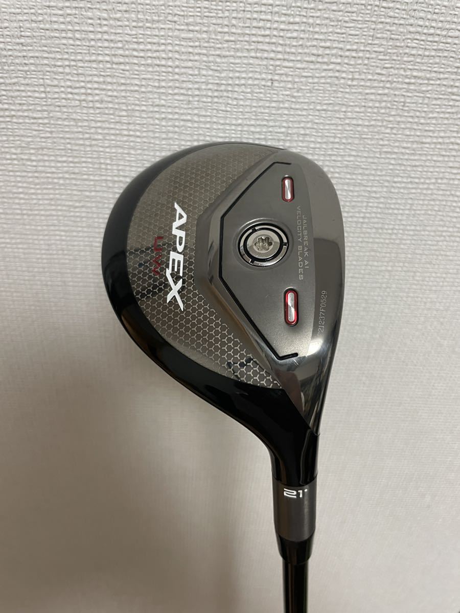APEX UW FW 21度 S HZRDUS SMOKE BLACK RDX 70 S キャロウェイ Utility