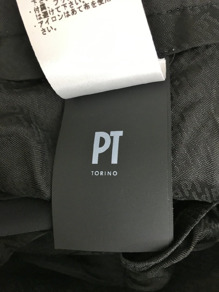 ピーティートリノ PT TORINO テーパードパンツ 44 黒 MP58 EPSILON ZIP STRETCH ハンガー付属 ストレッチナイロン 2207WS088 PT TORINO ピーティートリノ MASTER TORINO(ピーティー 0