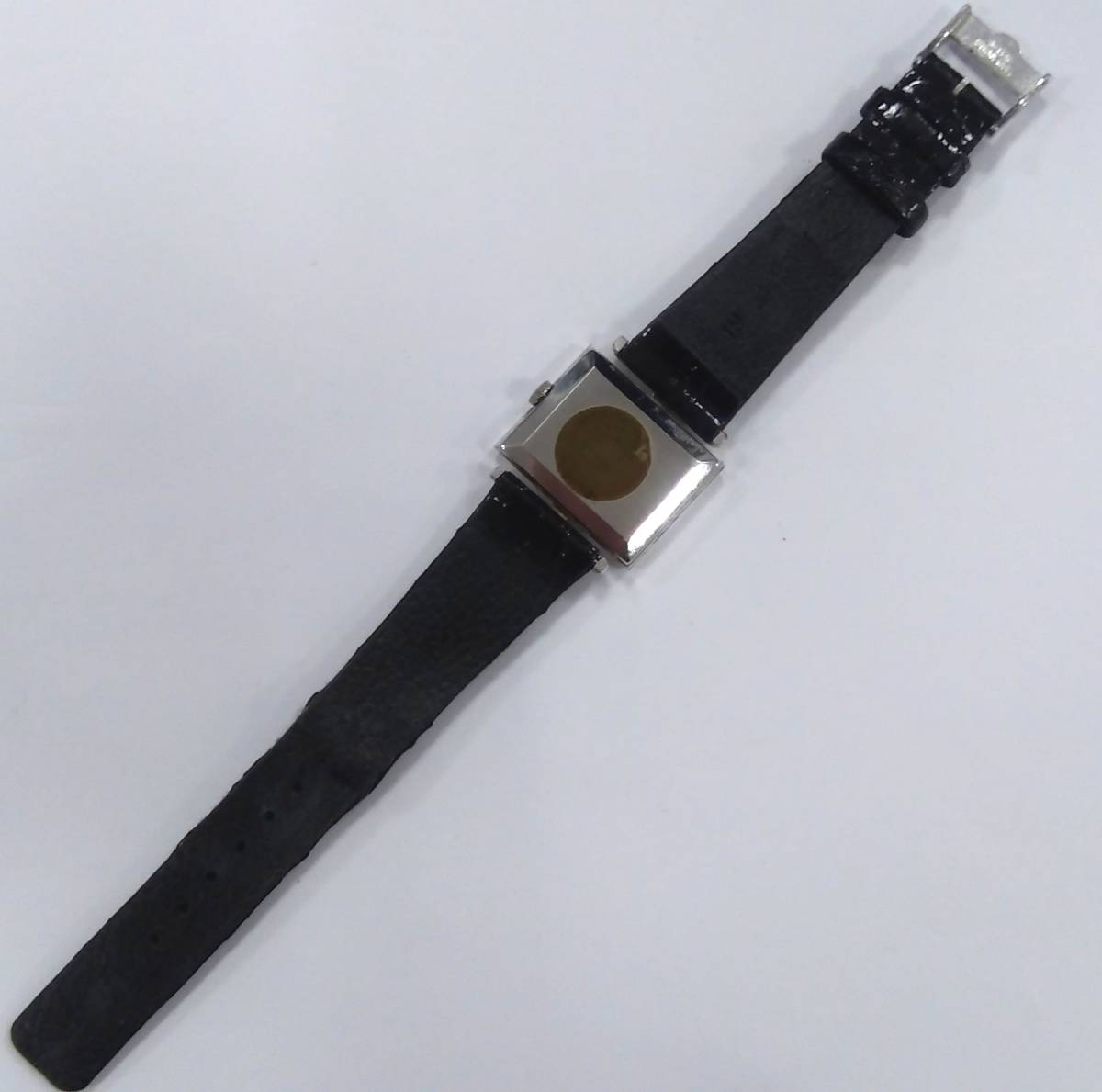 ジャンク WALTHAM ウォルサム マキシム 青文字盤 腕時計 スクエア 手 