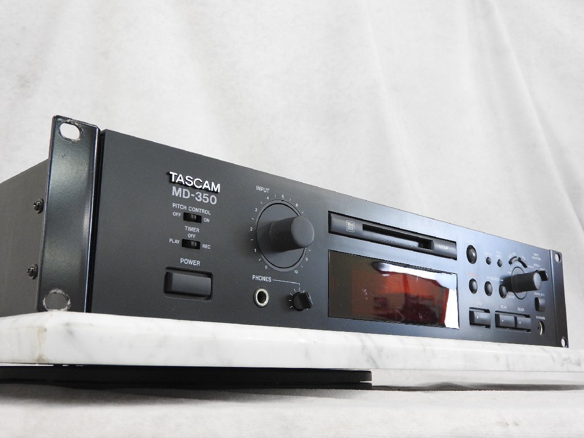 TASCAM MD-350 MDプレイヤー 現状品 オーディオ機器 [K1035] 現状品