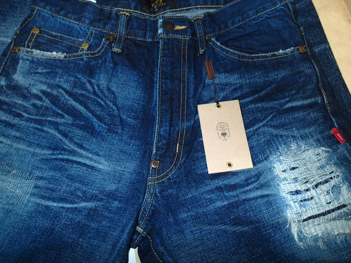 新品未使用 15SS wtaps BLUES.B.TRASH TROUSERS COTTON DENIM TRASH 