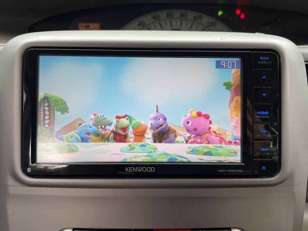 KENWOOD ケンウッド メモリーナビ MDV-D503W 地図データ2015年 TV動作  