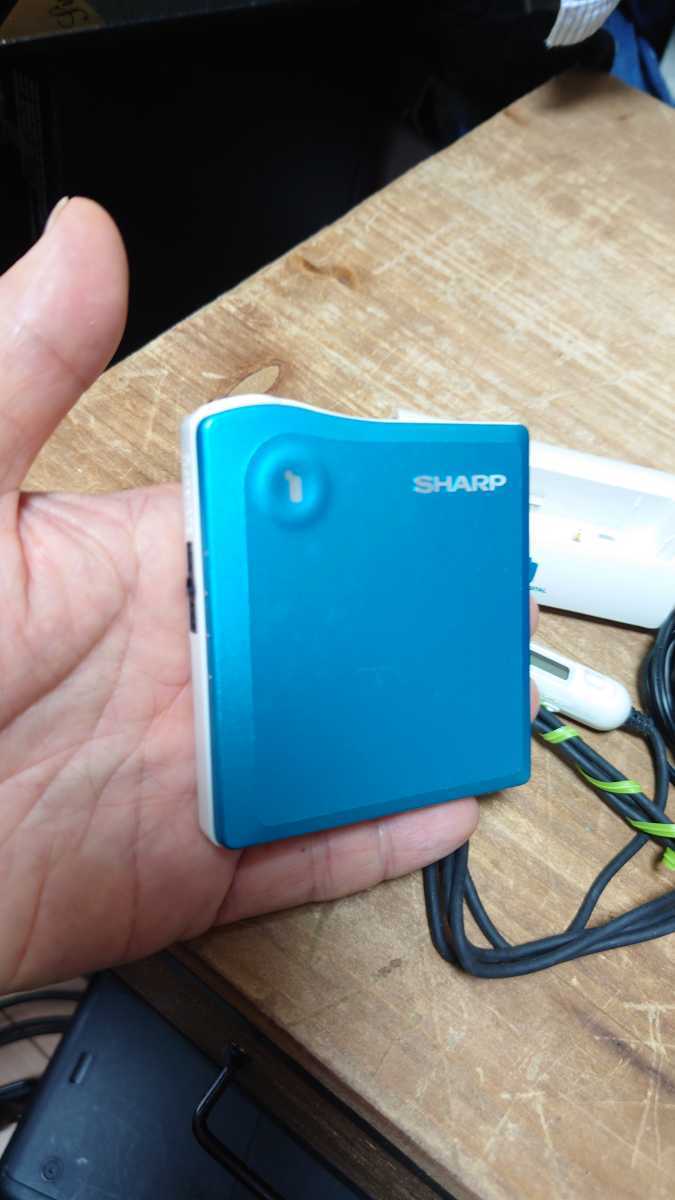 SHARP 1bitポータブルMDプレーヤー MD-DS33-S SHARP 1ビット