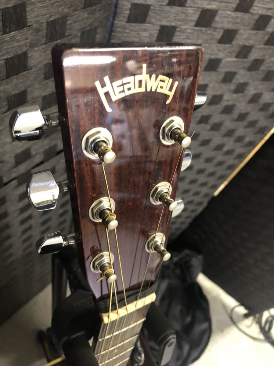 Headway アコースティックギター　型番不明 ☆送料込み HEADWAY 型番不明 アコースティックギター アコギ headway