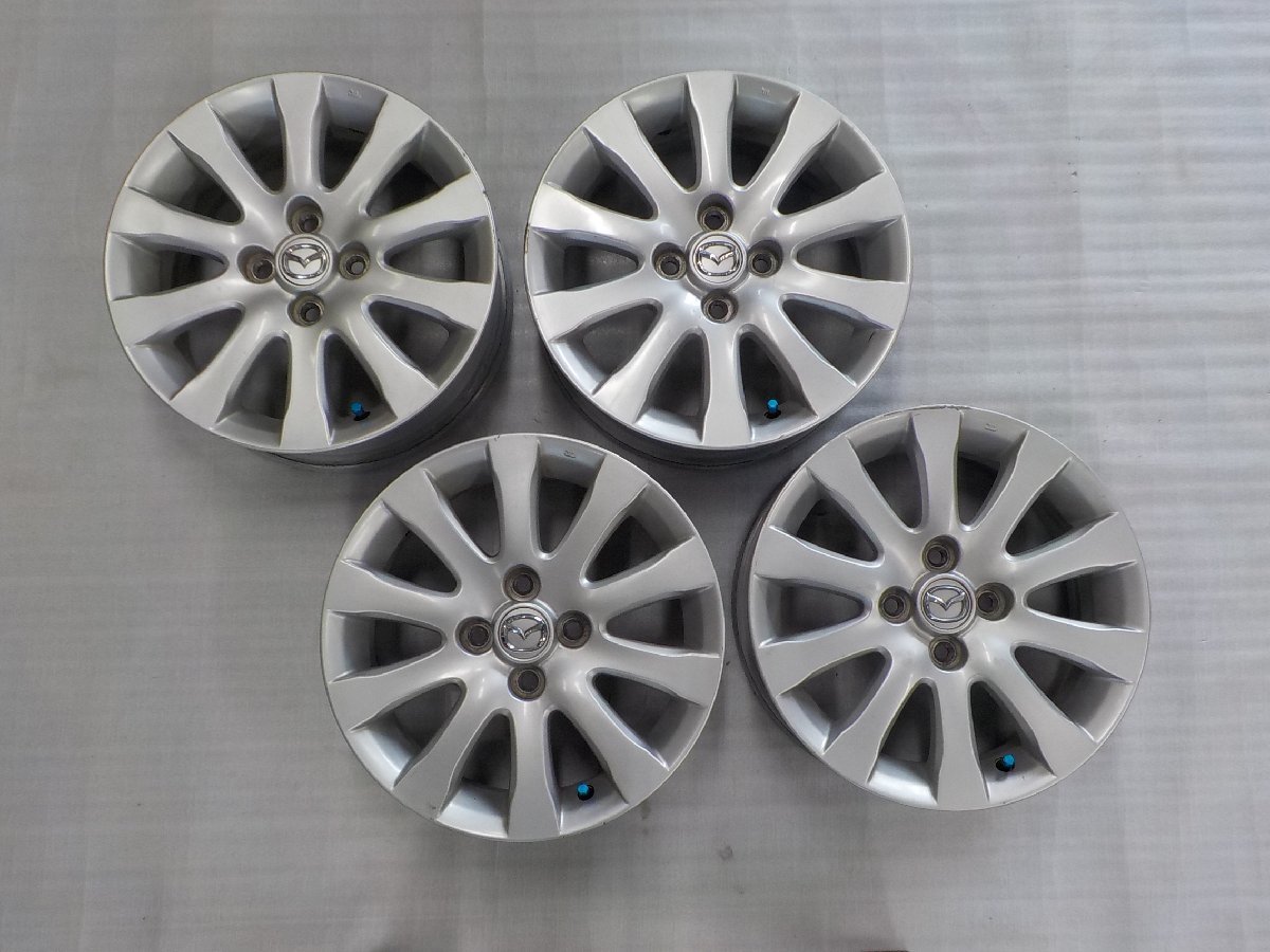 4本 15インチ 4H 15インチアルミホイール ☆DJデミオ☆マツダ純正