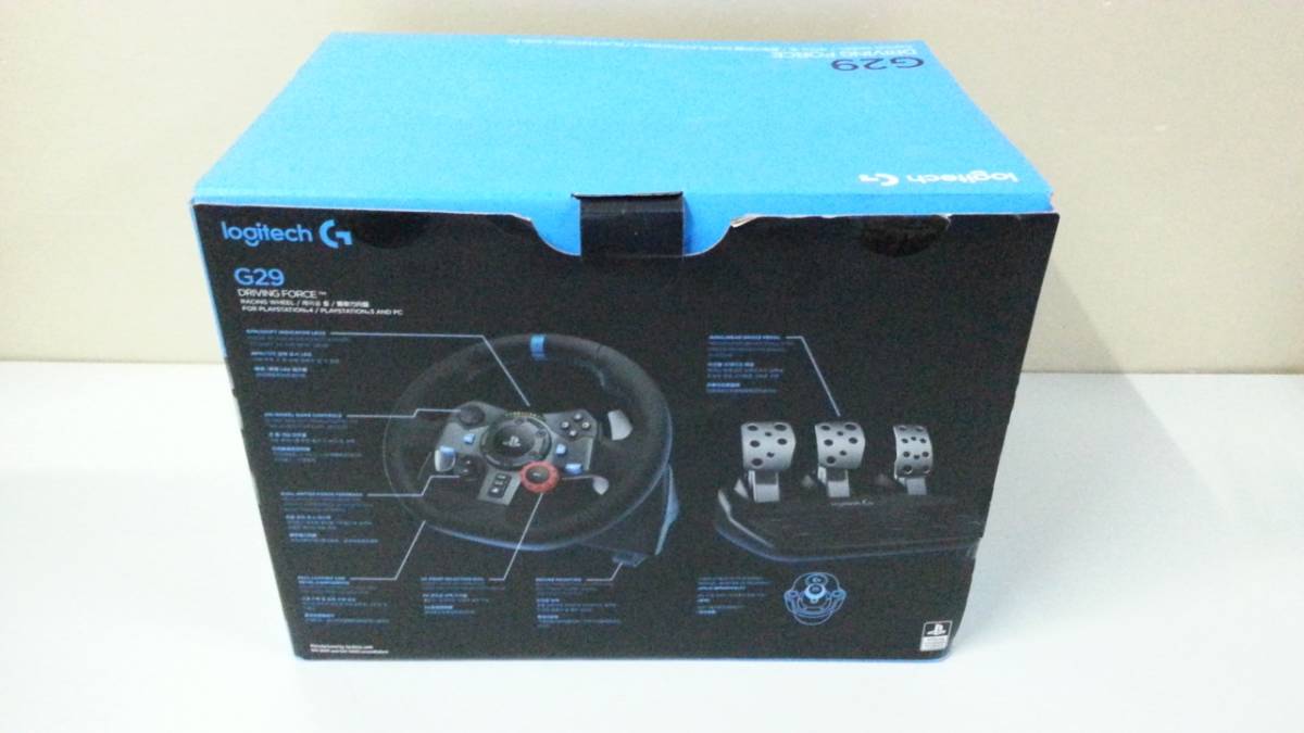 27]Logicool ロジクール G29 Driving Force 本体 シフター セット 