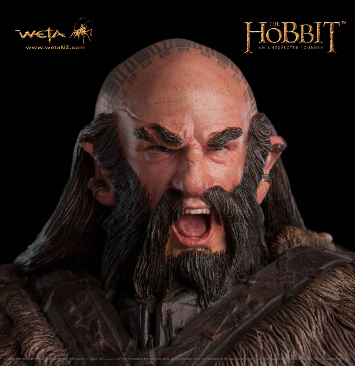 ホビット 思いがけない冒険 | ドワーフ 1：6 WETA フィギュア TENZAN
