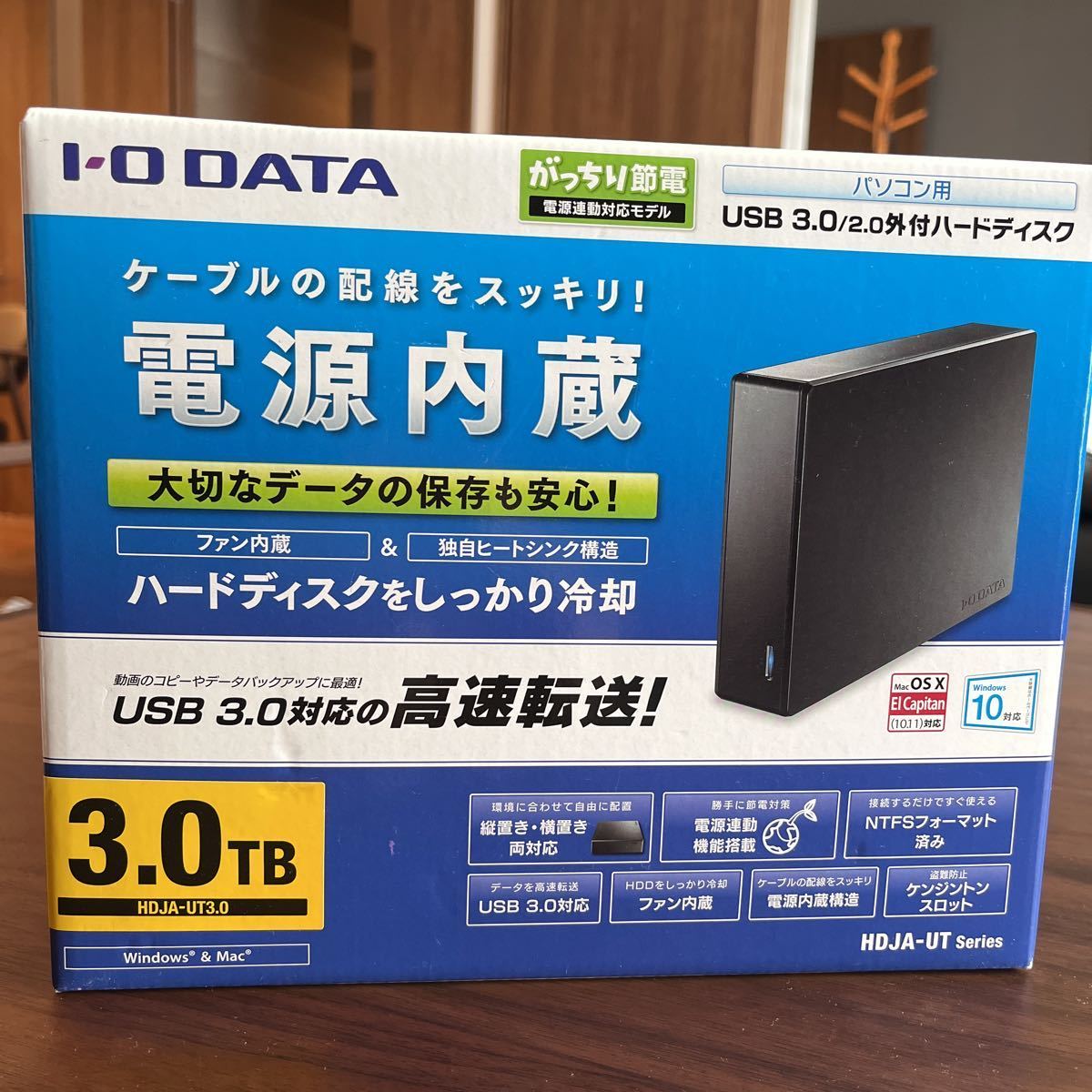 I-O DATA 外付けHDD 3TB 3.0TB USB | HDJA-UT3.0「超高速」 HDC-