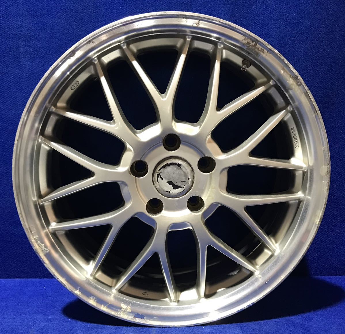 zauher＊18インチホイール＊18x7.5J/オフセット+43/PCD114.3-5H＊1本のみ