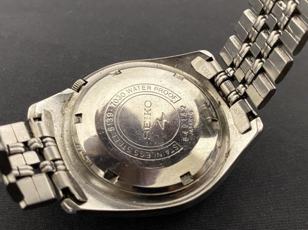 稼働品 A3 SEIKO セイコー 5ファイブ DX 5139-7030 メンズ腕時計 自動 