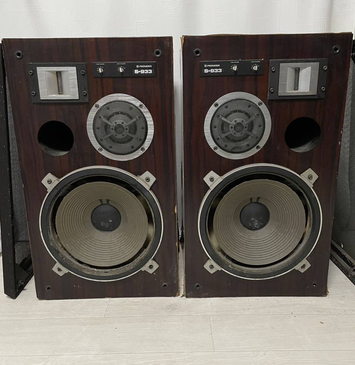 パイオニアS-933 スピーカー ペア Pioneer S-933 パイオニア スピーカーペア スタンド付属 オーディオ