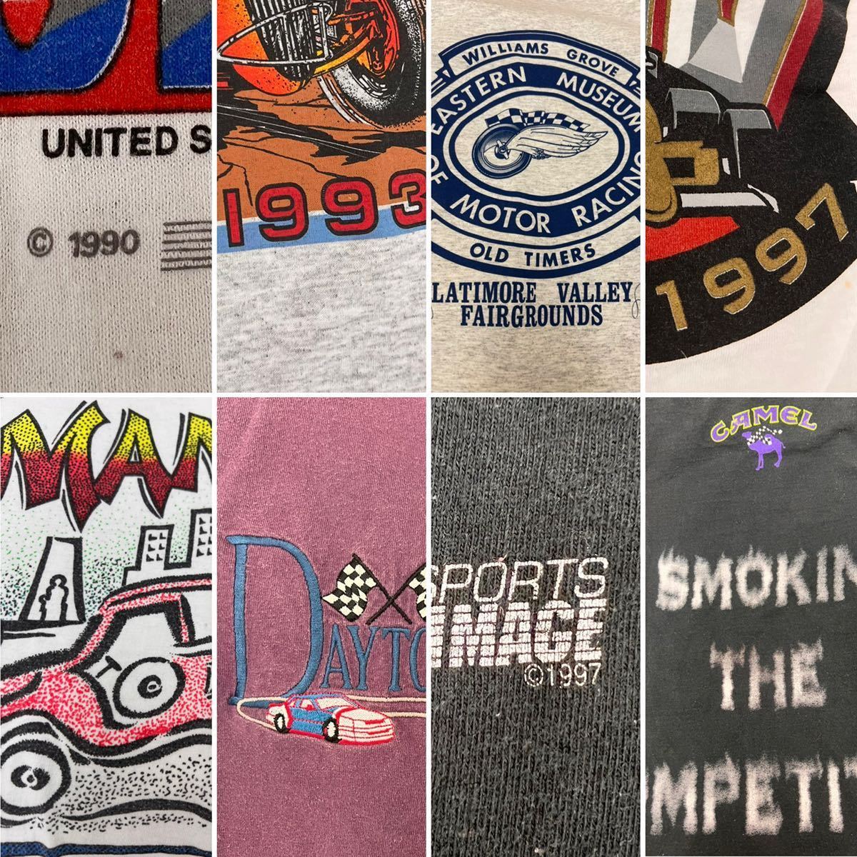 90s USA シングルステッチ レーシングカー系 vintage T ヴィンテージT 