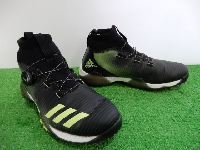 本 GK緑☆ 379 【中古ゴルフシューズ】【26.0】☆ アディダス☆ コード
