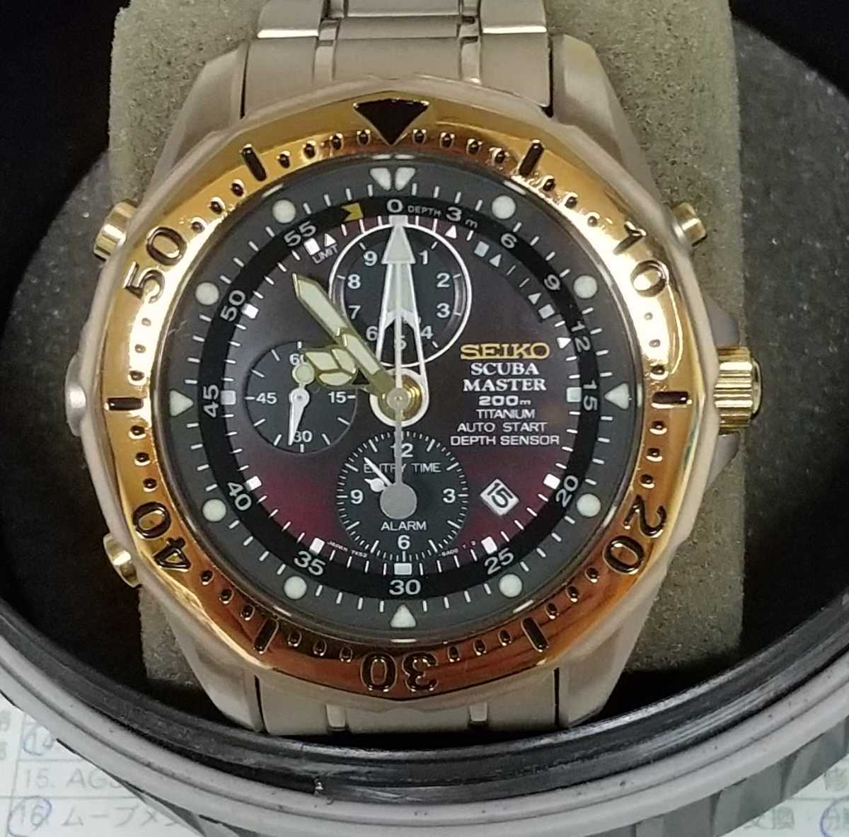 千円スタート SEIKO SPORTS（国内モデル） SCUBA MASTER 200m防水 