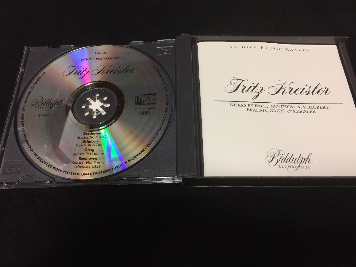 □ フリッツ・クライスラー EMIレコーディングス(10CD) Fritz