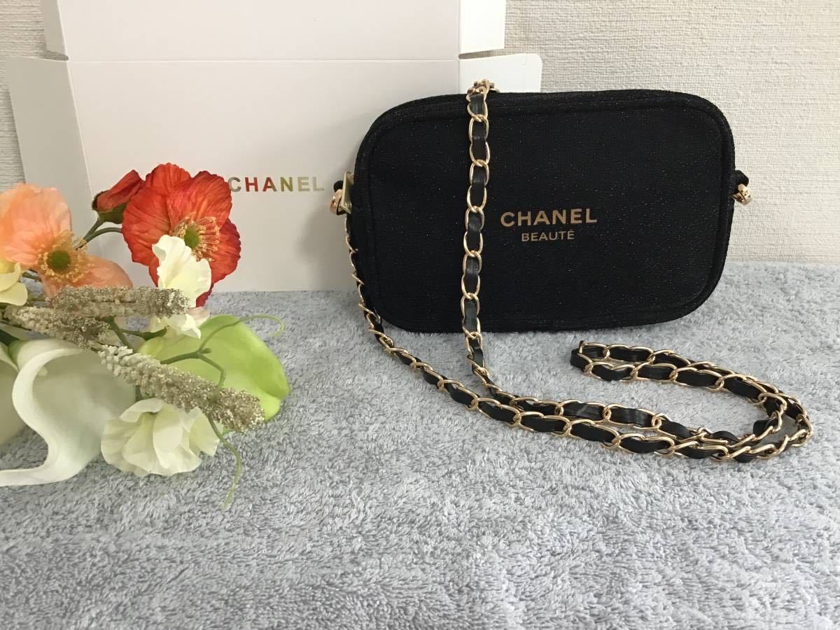 シャネル CHANEL ポーチ ショルダーバッグ ポシェット ノベルティ 新品