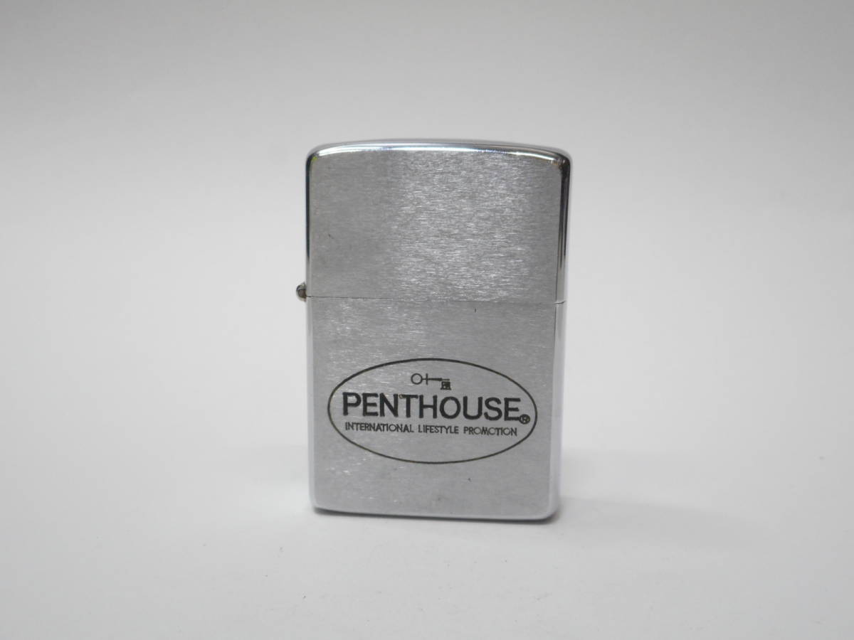 喫煙グッズ祭 ZIPPO ペントハウス PENTHOUSE シルバー 1984 ジッポー オイルライター 着火未確認