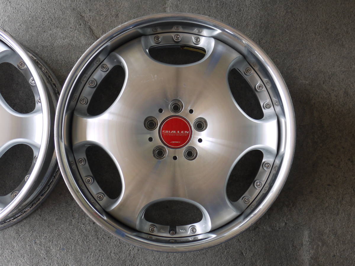 AME SHALLEN シャレン 19×8.5J+42/43/5H/114.3.7ハブ径73㎜ エスティマ 