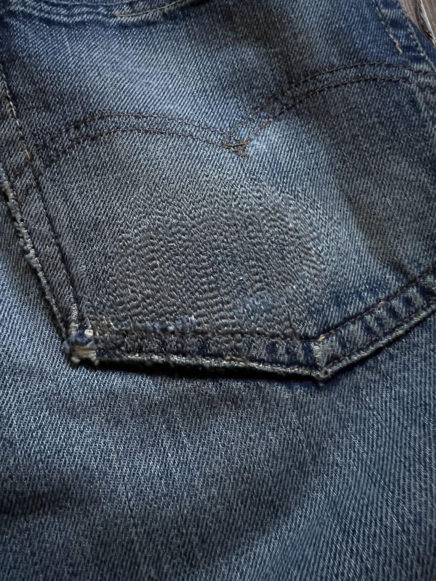 60s LEVIS 501 BIGE Sタイプ後期　鬼ヒゲ　蜂の巣　濃い目　ヴィンテージ ビンテージ オリジナル赤耳66前期後期501xx501zxx502505606 0 60s BIGE levi´s Aタイプ後期極上鬼ヒゲ-公式 70s