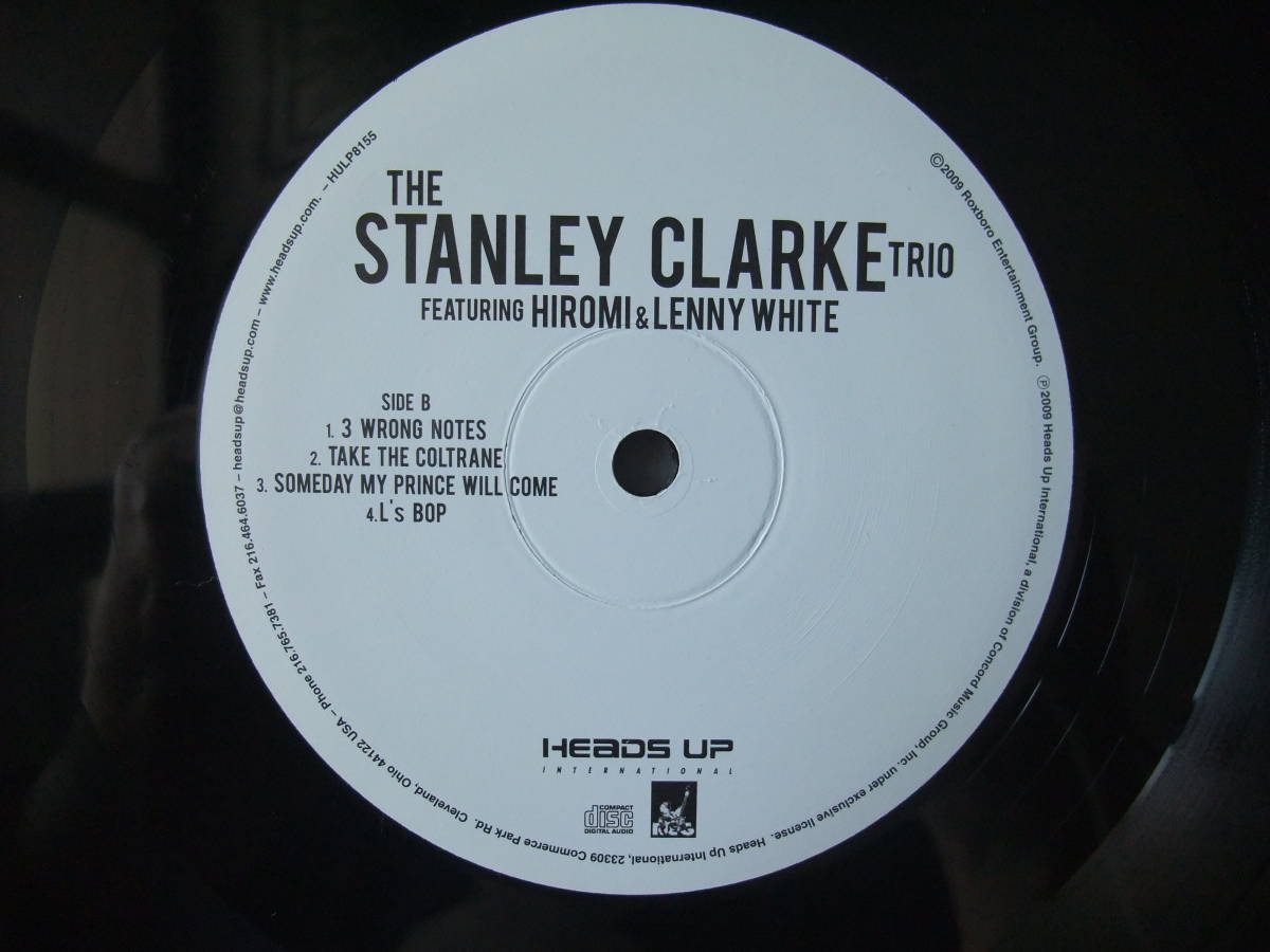 LP2枚組 新同盤 STANLEY CLARKE TRIO、上原ひろみ / JAZZ IN THE
