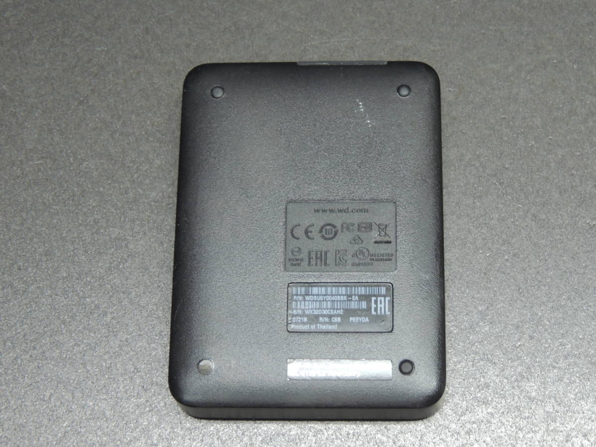 検品済み/使用1791時間】WD Elements 4TB 外付けポータブル