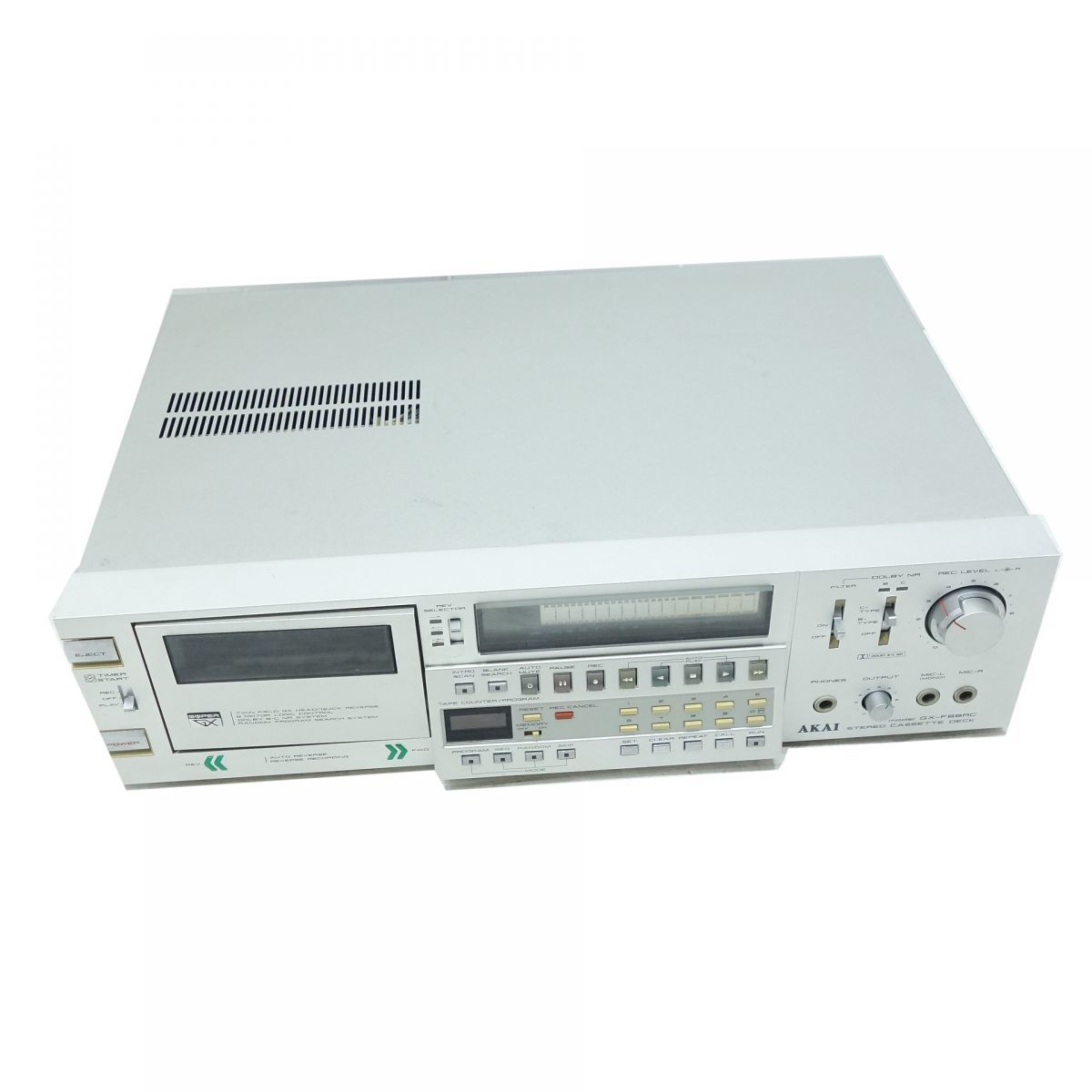AKAI アカイGX-F66RC オートリバースカセットデッキ 通電確認済み AKAI アカイGX-F66RC オートリバースカセットデッキ 通電確認済み