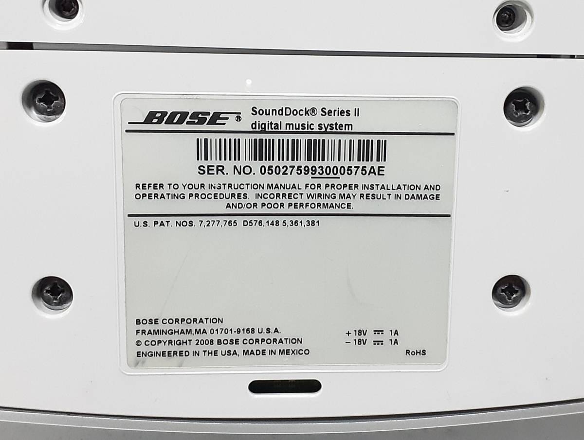 送料無料】Bose Sound Dock Series ii Bose Series II DOCK SOUND iFixit