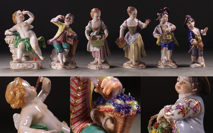 ∇花∇【マイセン/MEISSEN】 巨匠ケンドラー原作 名作磁器人形「庭師の 