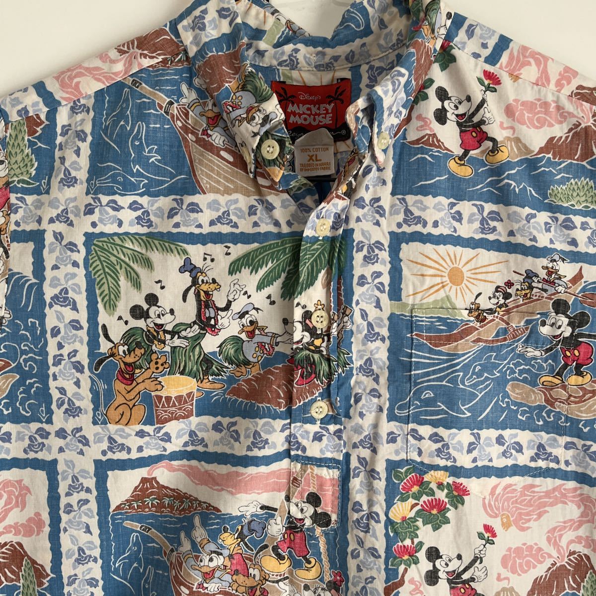 レインスプーナー ミッキーマウス - spooner Spooner Reyn アロハ ヴィンテージ アロハシャツ reyn ディズニー 0 (レイン 中古・古着通販reyn スプナー) SPOONER