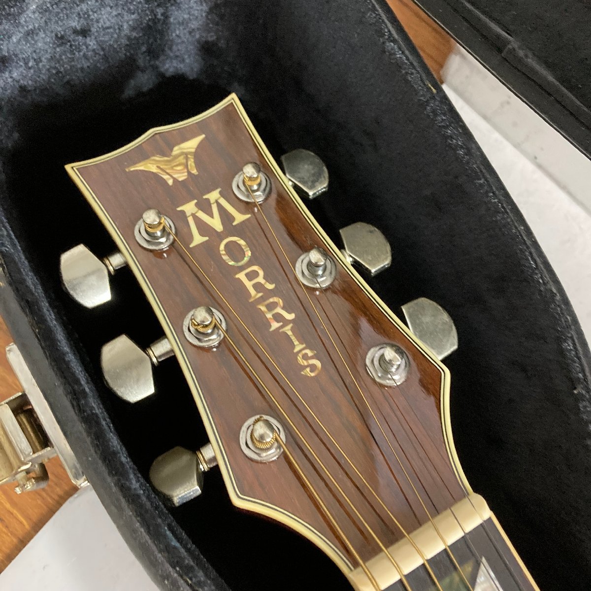 f001 YOKO 良品 MORRIS モーリス MG-60 アコースティックギター 縦ロゴ 