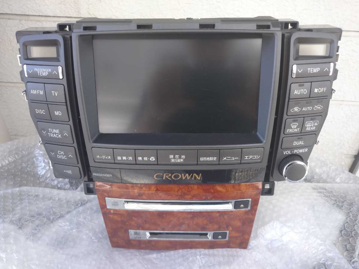 ☆GRS182 クラウン 純正ナビ ジャンク品 DISPLAY/TOYOTA 86430-30190