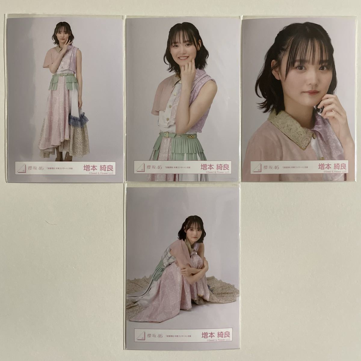 櫻坂46 増本綺良 渡邉理佐 卒業コンサート 衣装 生写真 コンプ 検 