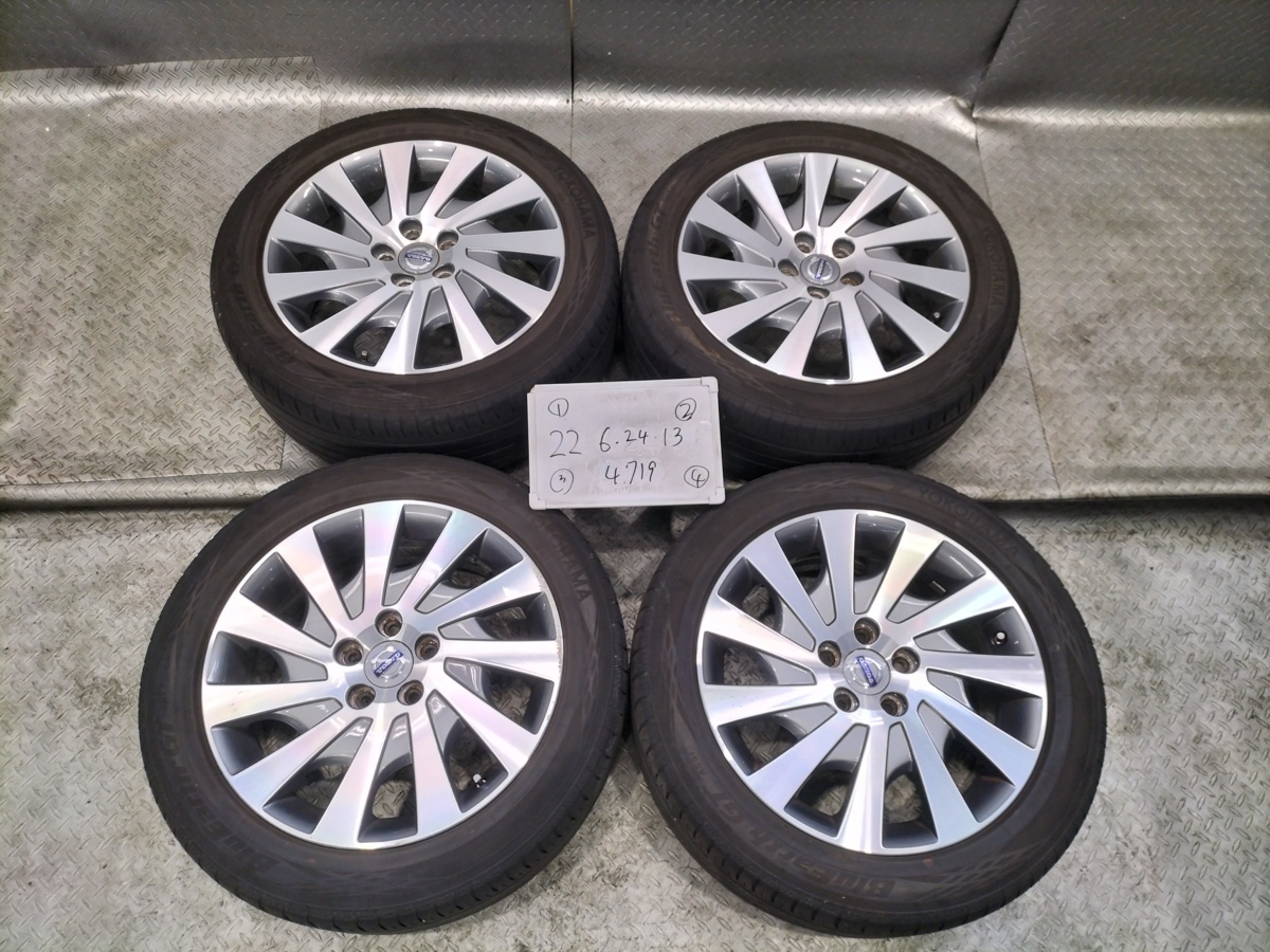 ☆BB系 ボルボ V70 純正 Saga サーガ 17インチ アルミ ホイール 4本 7J 
